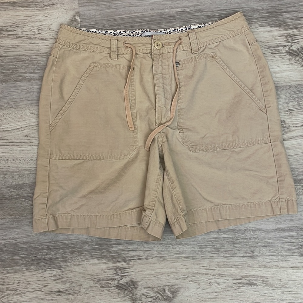 George & Martha Tan Women's Chino Shorts 100% Cotton Size 8